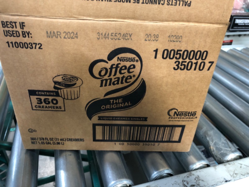 Photo 4 of **EXP. 3/2024**Nestle Coffee mate Coffee Creamer, Box of 360 Singles