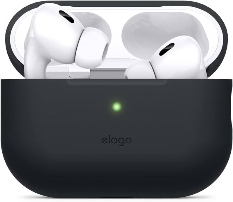 Photo 1 of **2 Pack Non Refundable**
elago Compatible with AirPods Pro 2nd Generation Case [Black]