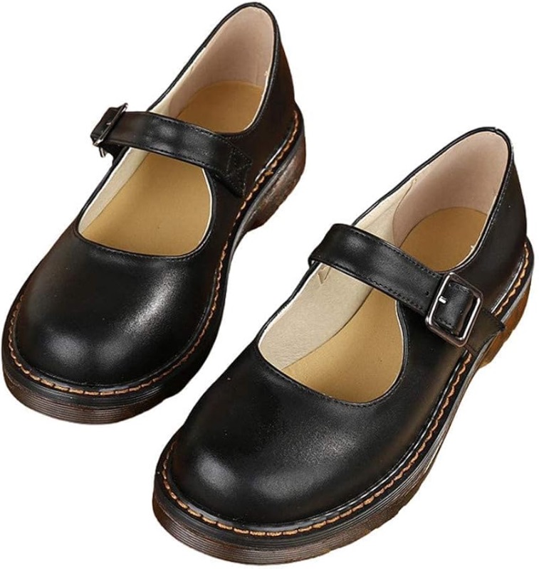 Photo 1 of CountryWomen Women's Vintage Black/Brown Mary Jane Shoes