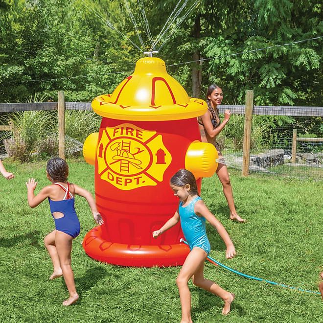 Photo 1 of BigMouth Inc. Giant Inflatable Fire Hydrant Backyard Water Sprinkler
