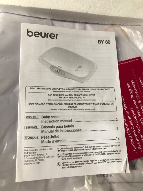 Photo 4 of Beurer BY80 Digital Baby Scale