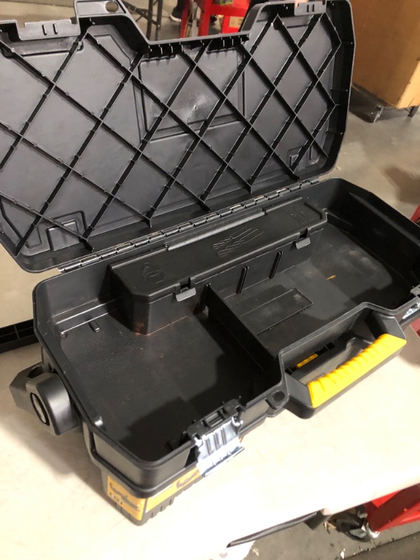 Photo 3 of **CARRYING HANDLE IN BROKEN**SEE PHOTOS
DEWALT Tool Tote with Removable Power Tool Case, 24-Inch (DWST24070)