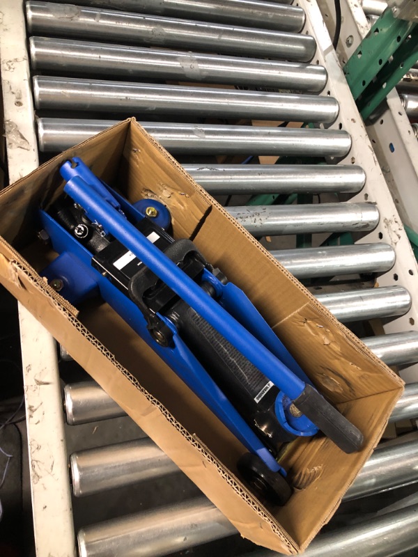 Photo 3 of *SEE NOTES* Aain Floor Jack,2 Ton Heavy Duty car jack,Lifting Range 5-1/8" to 13",Hydraulic Low Profile Trolley Service Floor Jack,4,000 lb Capacity,Blue(AA051) 2 Ton Floor Jack