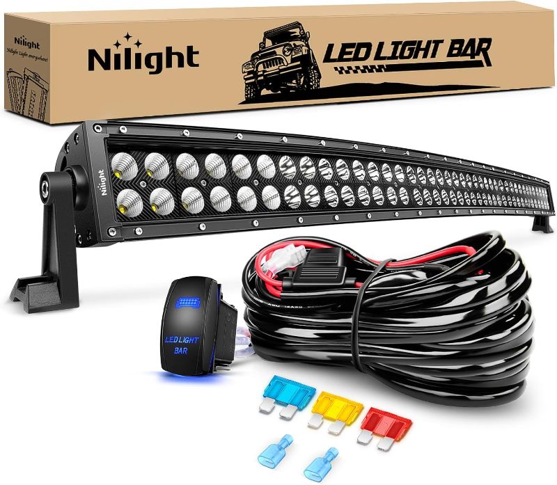 Photo 1 of Nilight LED Light Bar 42Inch 240W Curved Spot Flood Combo Led Off Road Lights