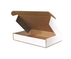 Photo 1 of 11 1/4 X 8 3/4 X 2 WHITE CORRUGATED MAILER
