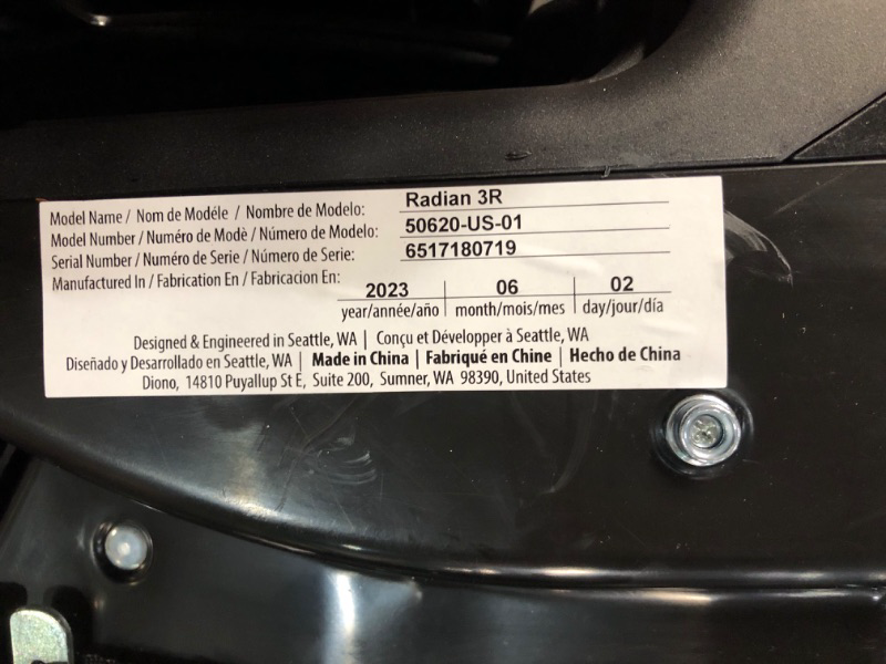 Photo 5 of * used * see all images *
Diono Radian 3R, 3-in-1 Convertible Car Seat, Rear Facing & Forward Facing, 10 Years 1 Car Seat,