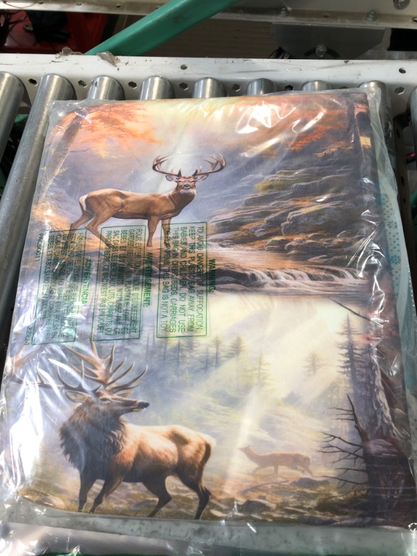 Photo 3 of Jayden Madge 4PCS/Set Rustic Cabin Shower Curtain, Foggy Woodland Deer Elk Moose Black Bear Mallard Duck Wildlife Lodge Country Farmhouse Bathroom Decor, Non-Slip Bath Rugs, Camping Fishing Hunting