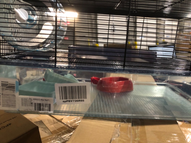 Photo 3 of ****READ NOTES BELOW****SA\ADFavola Hamster Cage Includes Free Water Bottle, Exercise Wheel, Food Dish & Hamster Hide-Out Large Hamster Cage Measures 23.6L x 14.4W x 11.8H-Inches & Includes 1-Year Manufacturer's Warranty