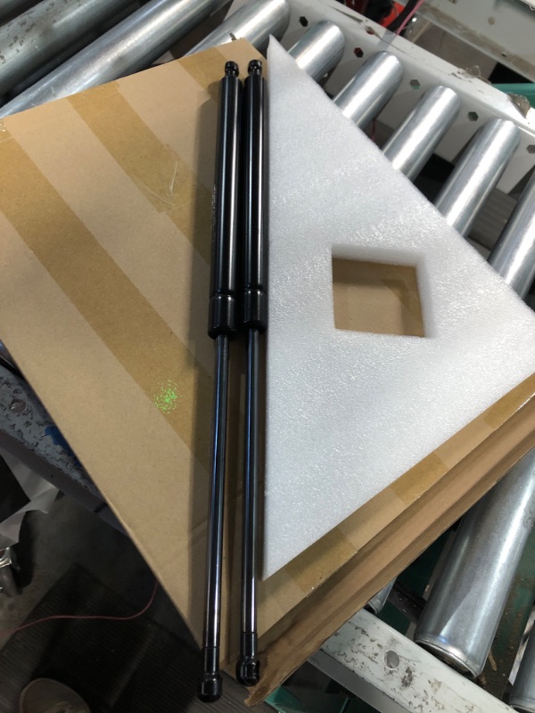 Photo 1 of 20 inch 150 Lbs (667 N) Gas Spring Shock Struts C16-17566 for Heavy-Duty Floor Hatch Truck Tonneau Cover Camper RV Bed Large Outdoor Box Lid Trap Door (Suitable Weight: 125-165 Pounds)