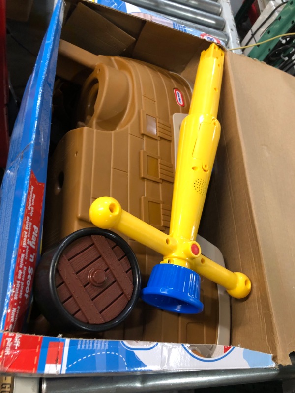 Photo 2 of **READ NOTES**Little Tikes 2-in-1 Pirate Ship Ride-On Toy - Kids Ride-On Boat with Wheels, Under Seat Storage and Playset with Figures - InteractiveToys for 1 year olds and above, Multicolor