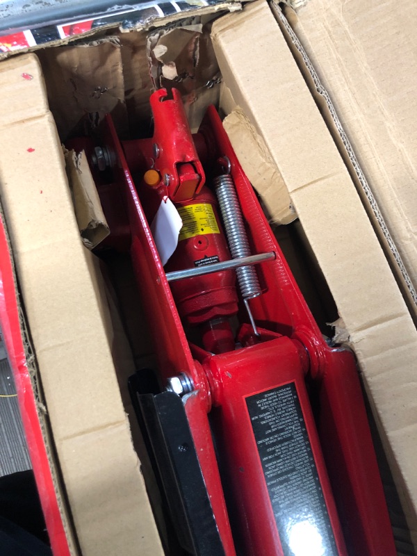 Photo 2 of Bundle of BIG RED T83006 Torin Hydraulic Trolley Service/Floor Jack with Extra Saddle,3 Ton (6,000 lb) Capacity