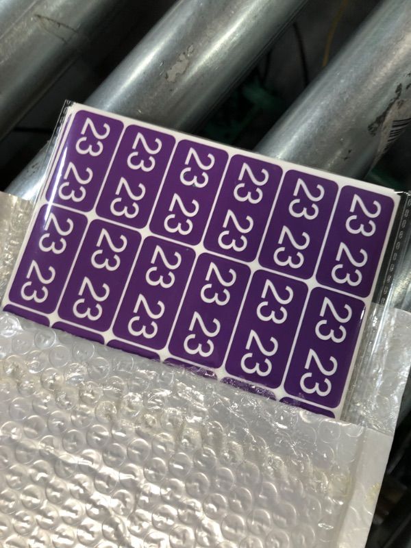 Photo 2 of ****NONREFUNDABLE****
2023 Year Stickers Self Adhesive,MACIKWON  (Purple) X2