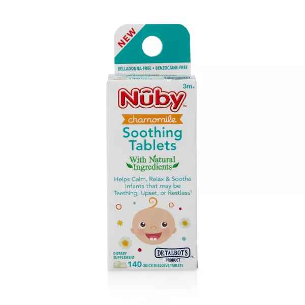 Photo 1 of ****NON-REFUNDABLE************
Dr. Talbot's Nuby Naturally Derived Soothing Tablets - Chamomile - 140ct
2 PACK