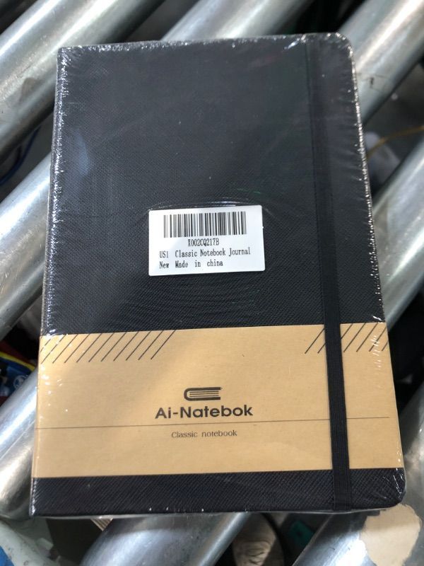 Photo 2 of *****NON-REFUNDABLE*****
ai-natebok Classic Ruled Notebook Journals - Black 
2 PACK 