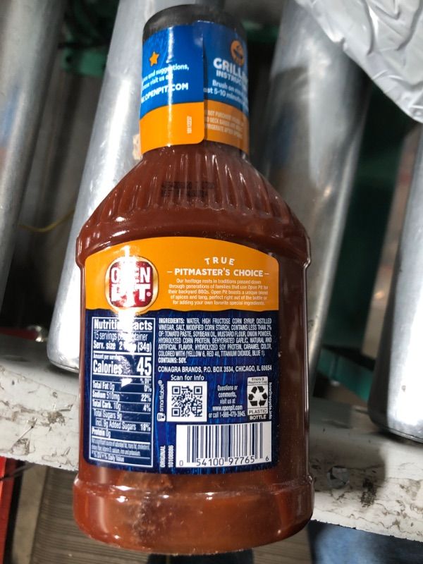 Photo 4 of *****NON-REFUNDABLE***** 
Open Pit Original Barbecue Sauce - 18oz
2 PACK