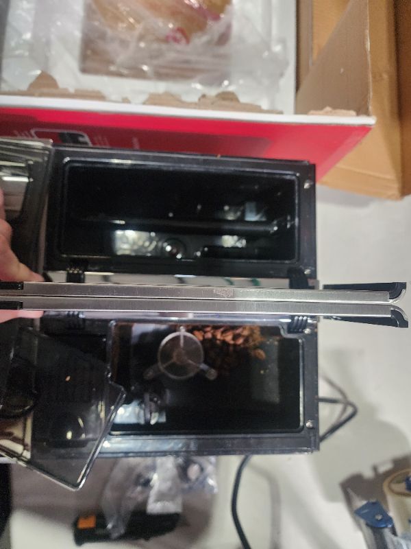 Photo 1 of ***PARTS ONLY/NON-REFUNDABLE***
Mcilpoog Super Automatic Espresso Coffee Machine,Fully Automatic Espresso Machine With Grinder, Easy To Use Touch Screen Coffee Maker with Milk Frother.(WS-202) WS-202-Milk Tank