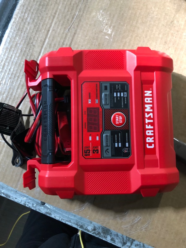 Photo 1 of CRAFTSMAN CMXCESM162 15A 6V/12V Automotive Battery Charger and Maintainer
