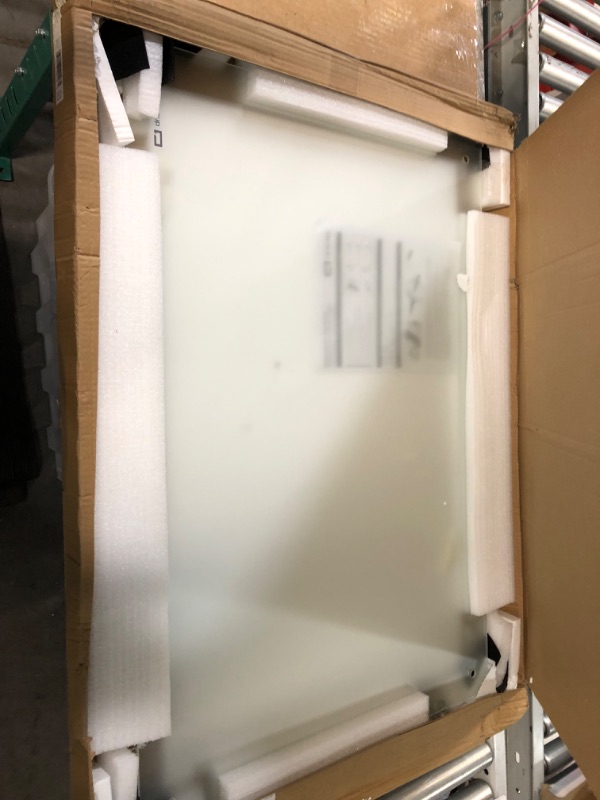 Photo 4 of Quartet Whiteboard, Glass Dry Erase Board, Non-Magnetic, 3' x 2', Infinity Frameless Mounting, Frosted Surface, Accessory Tray