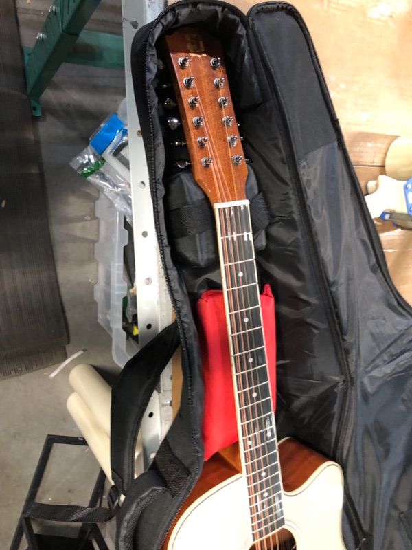 Photo 1 of Vangoa Advanced 12 String Guitar Full Size Set, Twelve String Guitar Acoustic Electric 4 Band EQ Electroacoustic Guitar