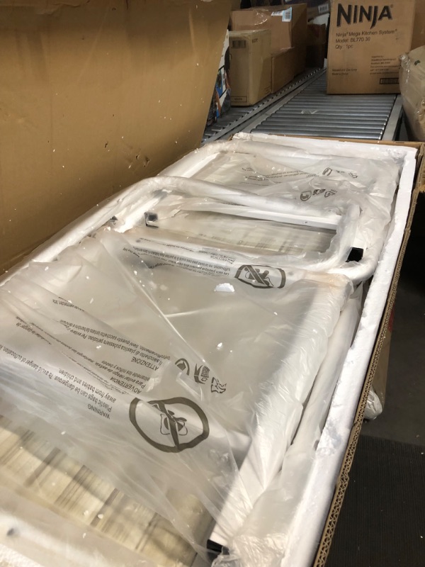 Photo 5 of *PARTS ONLY* NONREFUNDABLE
soges Overbed Table with Wheels, Adjustable Height & Length 55-Inch Nursing Hospital Bed Table White