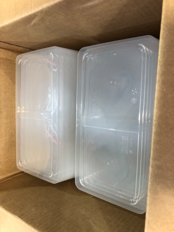 Photo 3 of **READ NOTES**
IRIS USA 5.9 Qt. Plastic Storage Container Bin Clear 5.9 Qt. - 20 Pack