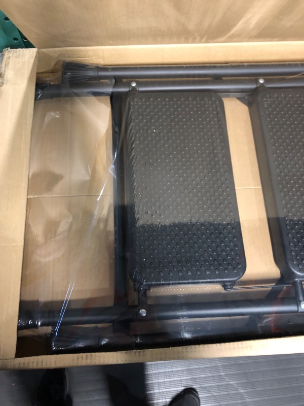 Photo 1 of 4 Step Ladder, RIKADE Folding Step Stool, Step Stool with Wide Anti-Slip Pedal, Lightweight, Black 4-step