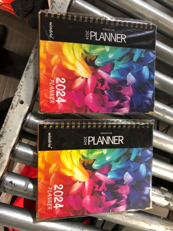 Photo 2 of Planner 2024 Daily Weekly Monthly Teacher Planner, 8.5"x11", (Pack of 2)