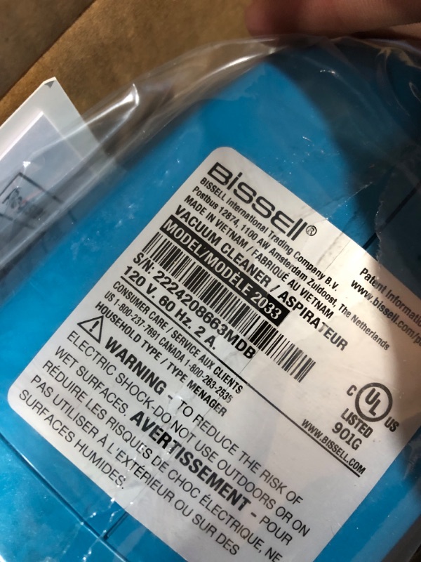 Photo 4 of ***USED - LIKELY MISSING PARTS - UNABLE TO TEST***
Bissell Featherweight Stick Lightweight Bagless Vacuum With Crevice Tool, 2033, One Size Fits All, Blue
