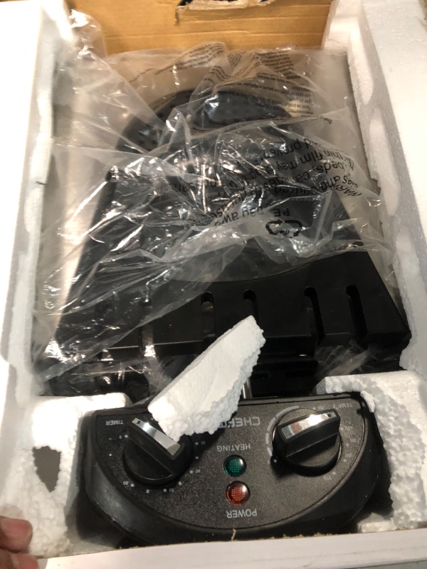 Photo 1 of Chefman 4.5 Liter Deep Fryer w/Basket Strainer, XL Jumbo Size, Adjustable Temperature & Timer, Perfect for Fried Chicken, Shrimp, French Fries, Chips & More, Removable Oil-Container, Stainless Steel