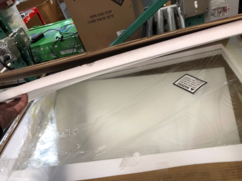 Photo 4 of **NONREFUNDABLE**FOR PARTS OR REPAIR**SEE NOTES**
Richtop Frameless Beveled Bathroom Mirror, 24X36 Frameless Mirror Wall Mounted Beveled Mirror, Bathroom Vanity Mirror Bedroom Mirror Entryway Mirror Living Room Mirror Silver 24x36"