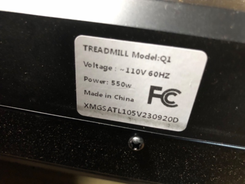 Photo 3 of **MISSING REMOTE**NON-FUNCTIONAL WITHOUT REMOTE**
 Walking Pad,Under Desk Treadmill,Treadmills for Home,320 Lb Capacity