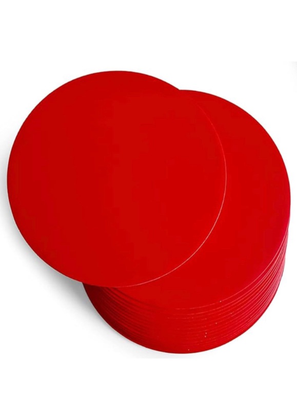 Photo 1 of (READ FULL POST) qiqee 12 Inch Red Cake Boards Round 40-Packs