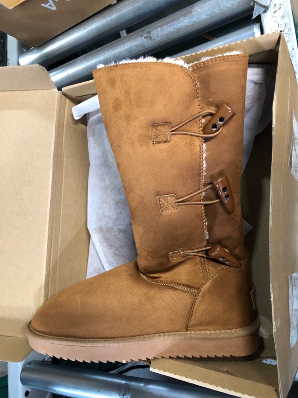 Photo 2 of CAMEL CROWN 12” Tall Mid Calf Winter Boots for Women size 8.5