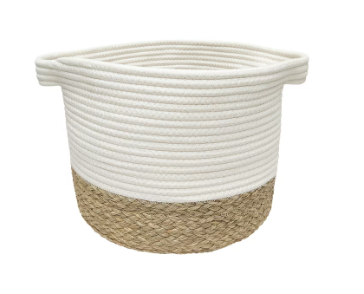 Photo 1 of **3 pack**
allen + roth Rope and sea grass 12-in W x 9.5-in H x 12-in D Beige and Natural 