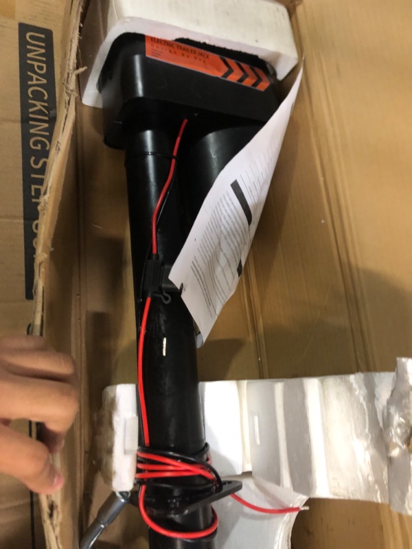 Photo 2 of KYX Electric Trailer Jack to 3500~5000LBs, Power Tongue Jack,9.84"-33.85" Electric Tongue Jack Waterproof for Travel Trailer, RV,Utility Trailer, Yacht Trailer,12V DC Hard Wiring