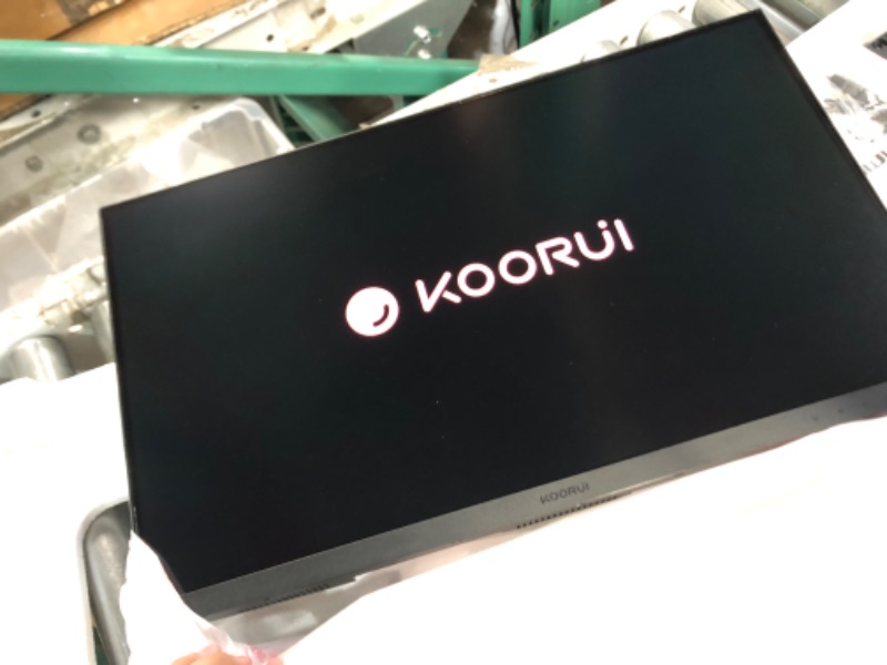 Photo 2 of KOORUI 24 Inch Monitor, Full HD 1080p VA LED Computer Monitor, 75Hz FHD 1920 x 1080 Ultra Slim Desktop PC Monitor with HDMI, VGA, 75 x 75 mm VESA Mountable, Black