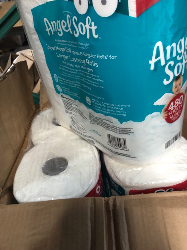 Photo 4 of Angel Soft Toilet Paper, 24 Super Mega Rolls