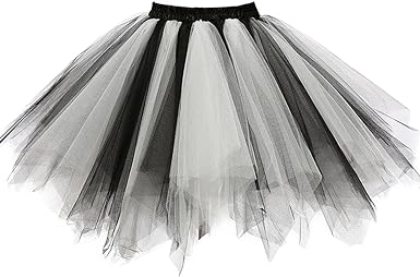 Photo 1 of Girstunm Women's 1950s Vintage Petticoats Bubble Tutu Dance Half Slip Skirt S/M