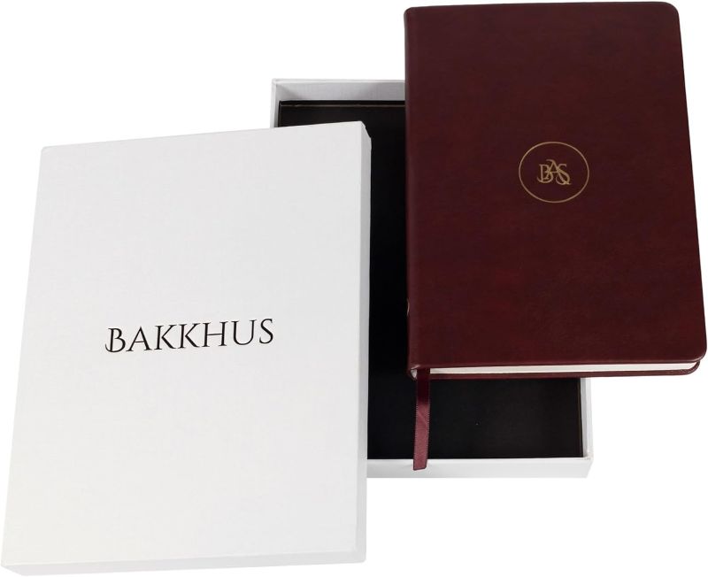 Photo 1 of BAKKHUS Hardcover Lined Journal Notebook, 200 Pages, Medium, A5 5.8 inches x 8.3 inches, 100 gsm Paper