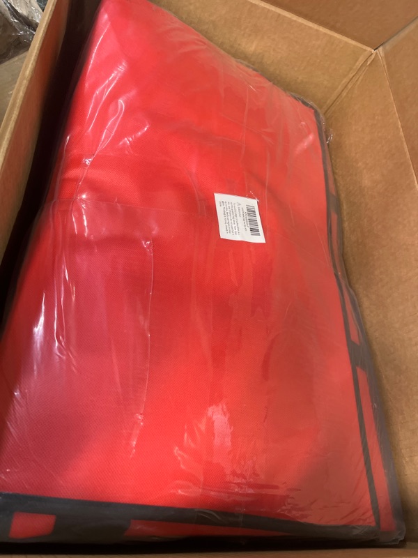 Photo 2 of 10-Pack Insulated Food Delivery Bag for Uber Eats, XXX-Large Grocey Shopping Bag for Catering, Red XXX-Large Red 10