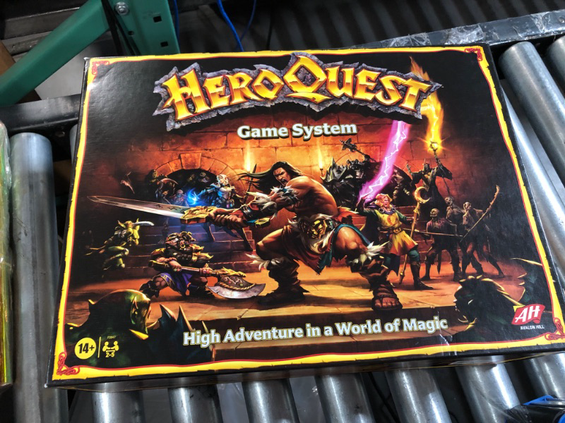 Photo 2 of (FACTORY SEALED)  Hasbro Gaming Avalon Hill HeroQuest Game System Tabletop Board Game,Immersive Fantasy Dungeon Crawler Adventure Game for Ages 14 and Up,2-5 Players