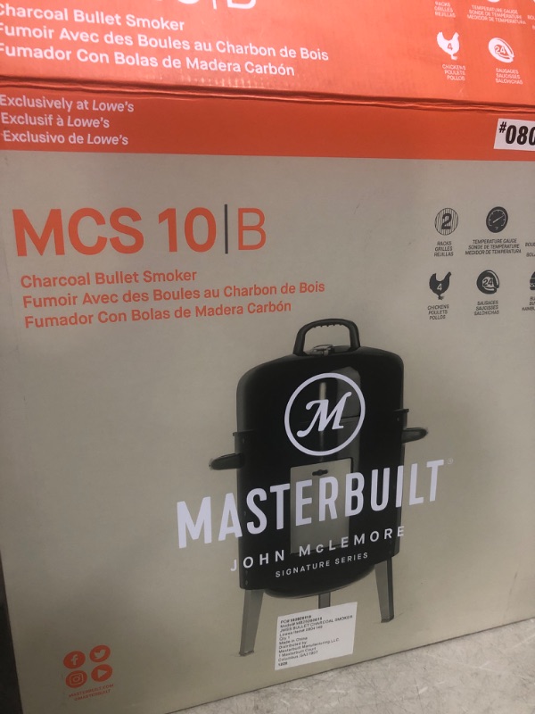 Photo 4 of Masterbuilt Charcoal Bullet Smoker