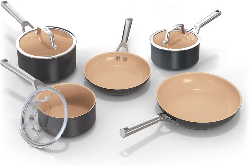 Photo 1 of Ninja ExtendedLife 5-Piece Ceramic Cookware Set
