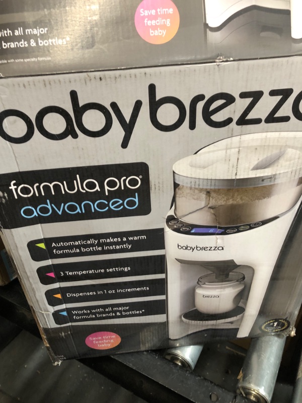 Photo 4 of ***DIRTY*** New and Improved Baby Brezza Formula Pro Advanced Formula Dispenser Machine - Automatically Mix a Warm Formula Bottle Instantly - Easily Make Bottle with Automatic Powder Blending