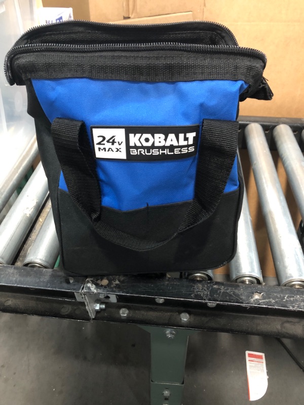 Photo 1 of **NONREFUNDABLE**FOR PARTS OR REPAIR**SEE NOTES**
Kobalt Next-Gen 24-volt 1/2-in Keyless Brushless Cordless Drill (1-Battery Included, Charger Included and Soft Bag included)