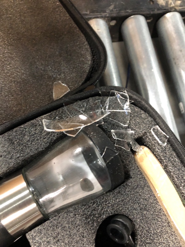 Photo 1 of ***BROKEN GLASS IN CASE***SOTECH V60 Pour Over Coffee Maker Gift Set All in 1 Coffee Accessories Tools,304 Stainless Gooseneck Kettle with Thermometer,Coffee Grinder V60 Dripper Brewer&filters Server of Coffee Set travel Bag stainless steel; ceramic