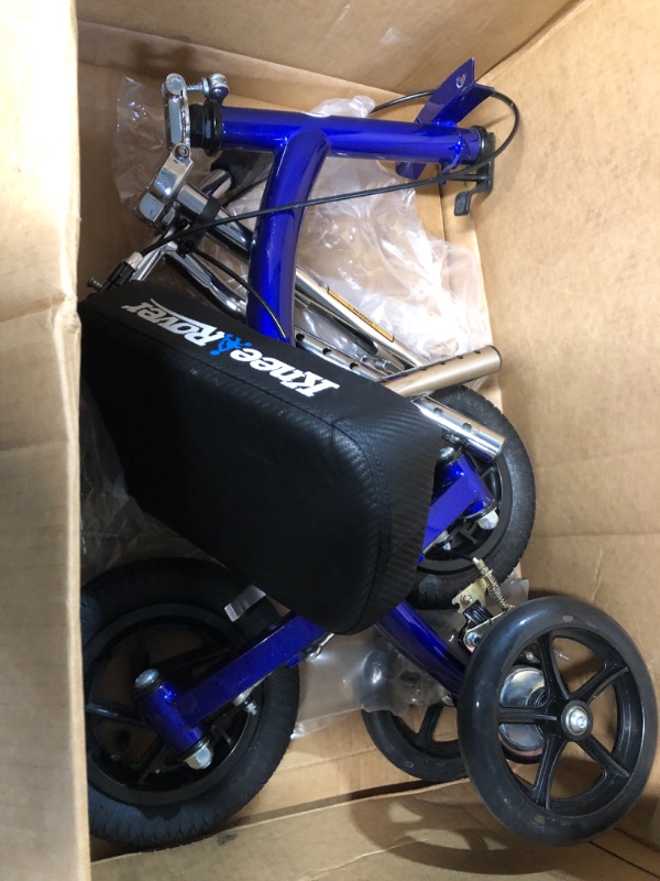 Photo 3 of ***SCUFFS AND SCRATCHES*** KneeRover Hybrid Knee Walker - All New Featuring KneeCycle Knee Scooter with All Terrain Front Axle Upgrade