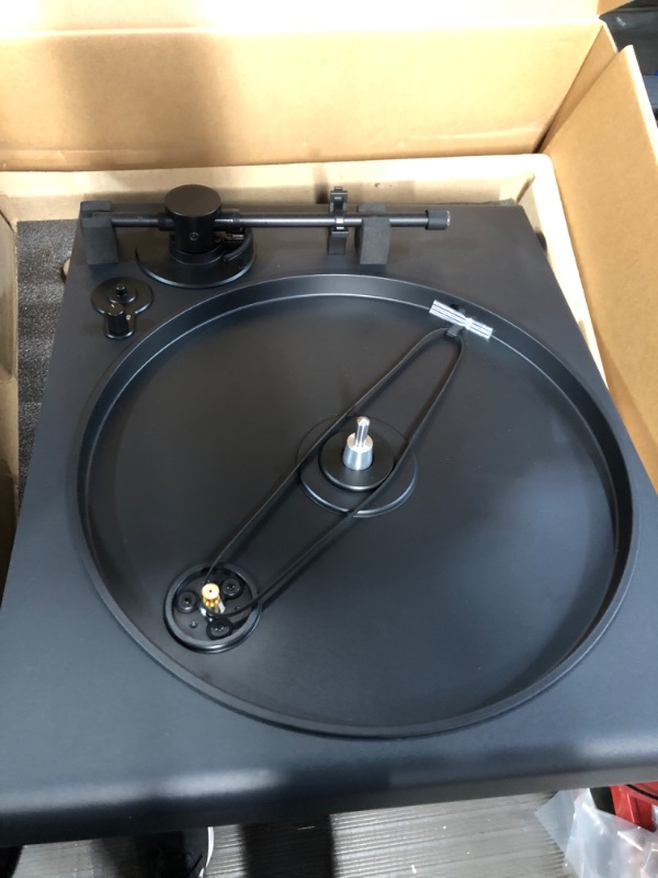 Photo 4 of (READ FULL POST) Victrola Stream Onyx Turntable - 33-1/3 & 45 RPM Vinyl Record Player, Works with Sonos Wirelessly, High Precision Magnetic Cartridge, Semi-Automatic, Multiple Connections, Black Matte Finish Record Player Stream