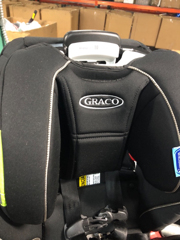 Photo 4 of ***MILK STAINS*** Graco Extend2Fit 3 in 1 Car Seat | Ride Rear Facing Longer with Extend2Fit, featuring TrueShield Side Impact Technology, Ion , 20.75x19x24.5 Inch (Pack of 1) 3-in-1 Ion