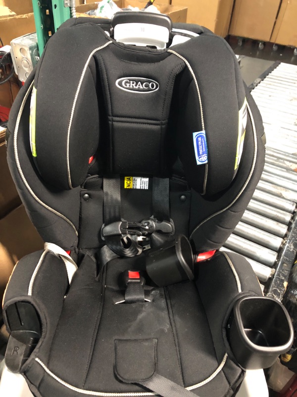 Photo 2 of ***MILK STAINS*** Graco Extend2Fit 3 in 1 Car Seat | Ride Rear Facing Longer with Extend2Fit, featuring TrueShield Side Impact Technology, Ion , 20.75x19x24.5 Inch (Pack of 1) 3-in-1 Ion